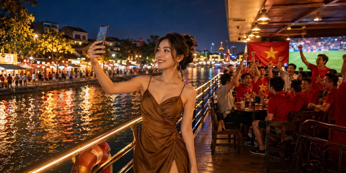Người dùng Hà Nội sử dụng ứng dụng casino trên điện thoại bên tách cà phê sáng