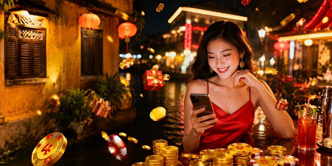 Bầu không khí giải trí neon rực rỡ tại Hội An gắn liền với trải nghiệm casino trực tuyến